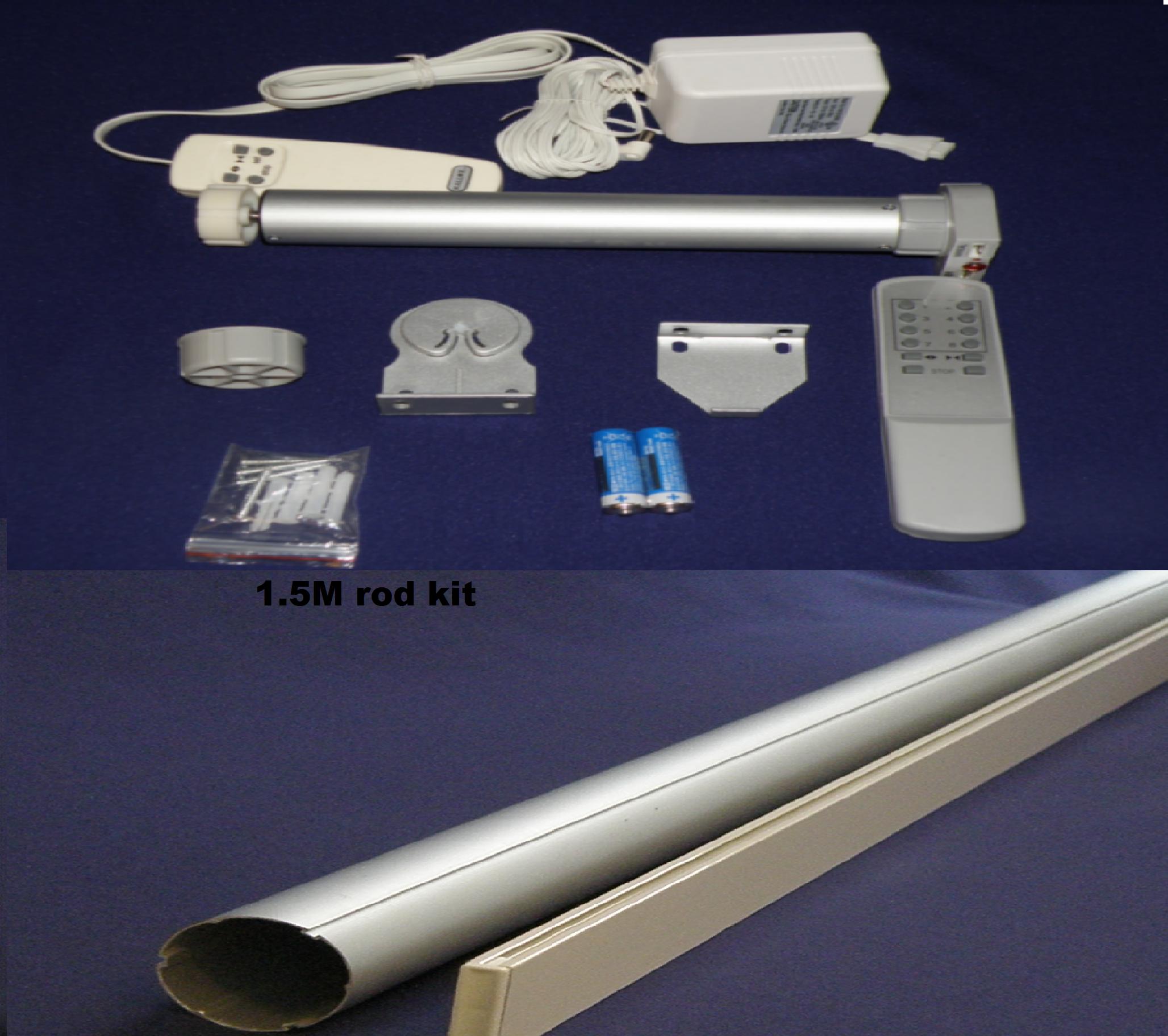 Remote Control Motor for Roller Shade with 79" Rod CL338H-2M - Click Image to Close