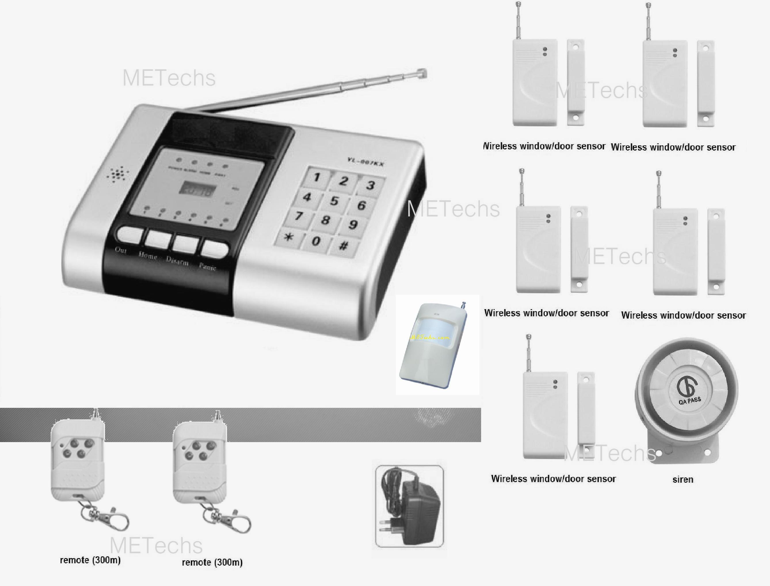 Newest Wireless Home Security Alarm System Auto Dialer KX - Click Image to Close