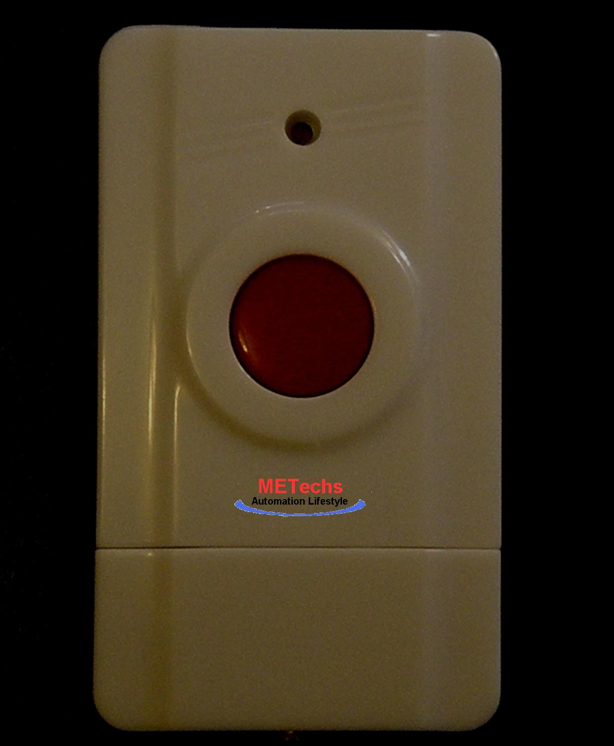 Wireless Panic Button for Security Alarm - Click Image to Close
